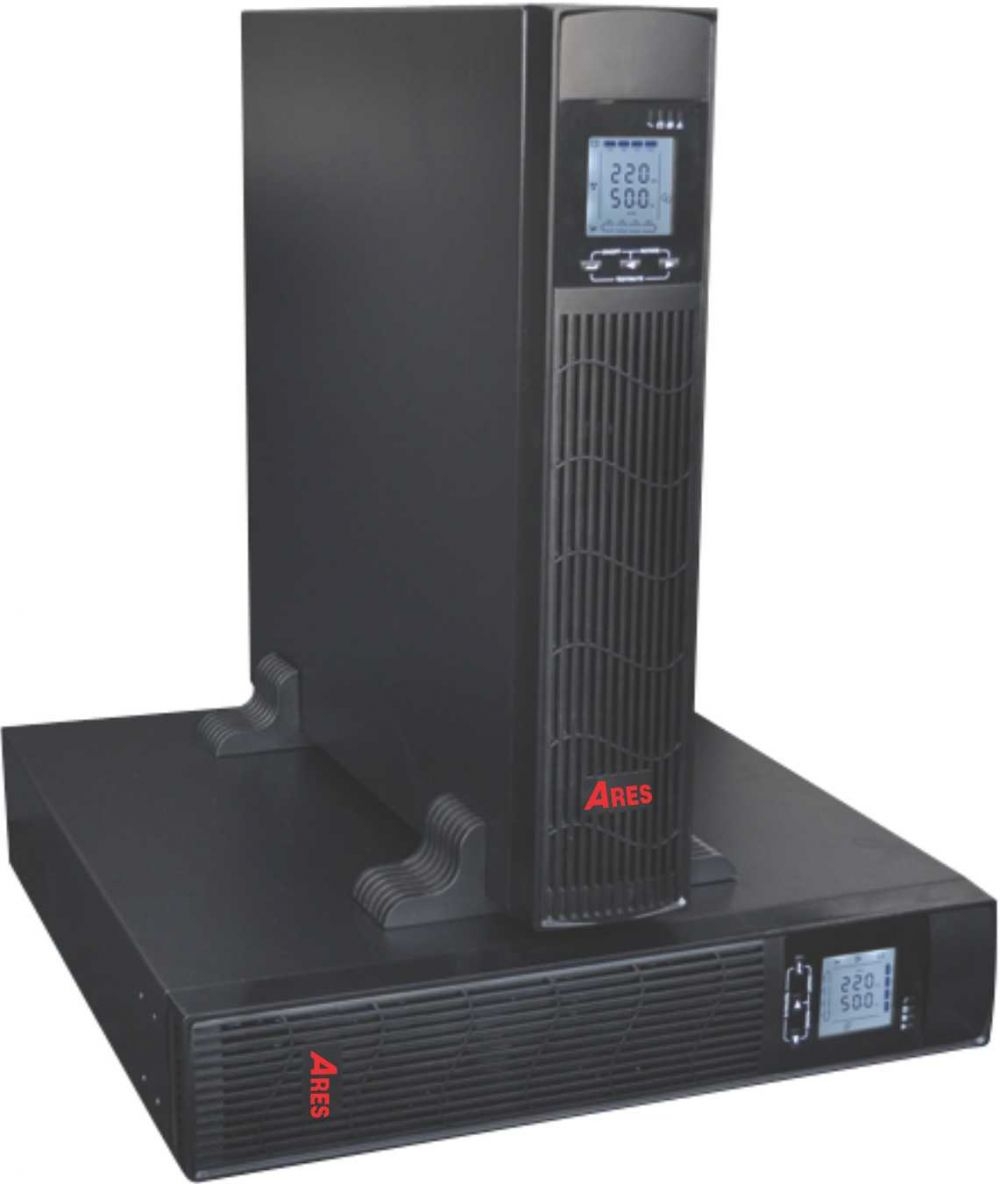 UPS 2KVA Ares AR902IIRT (1800w) Online Rack/Tower