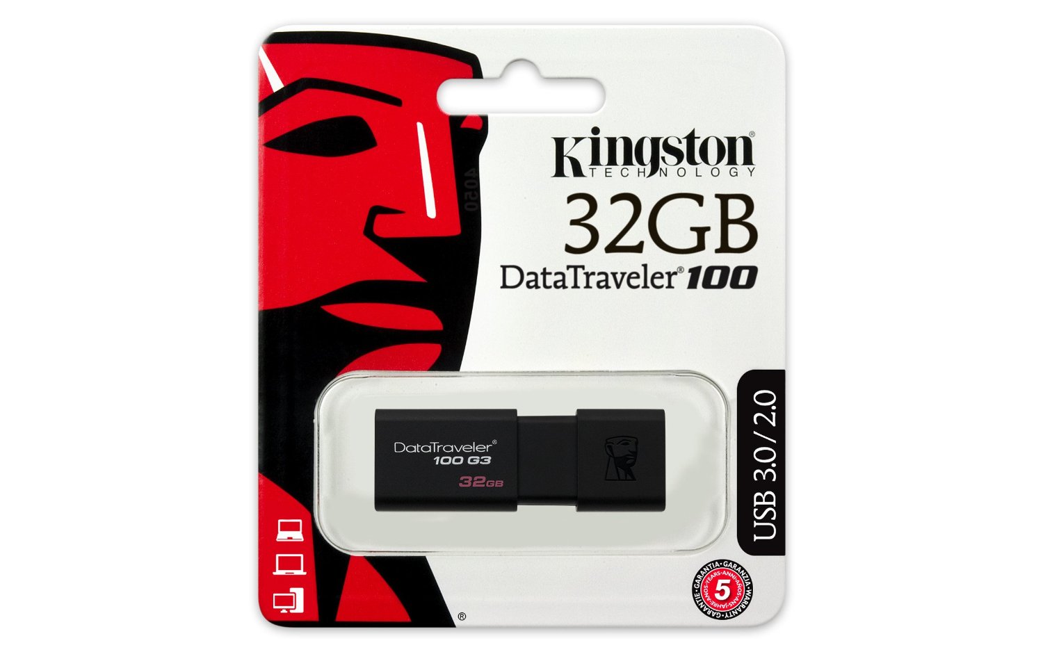USB 32GB Kington DataTraveler 100 G3 (DT100G3/32)